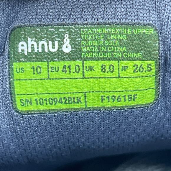 Ahnu Taraval Shoes Womens Size 10 Charcoal Gray Walking Comfort Casual Sneakers - Picture 8 of 8